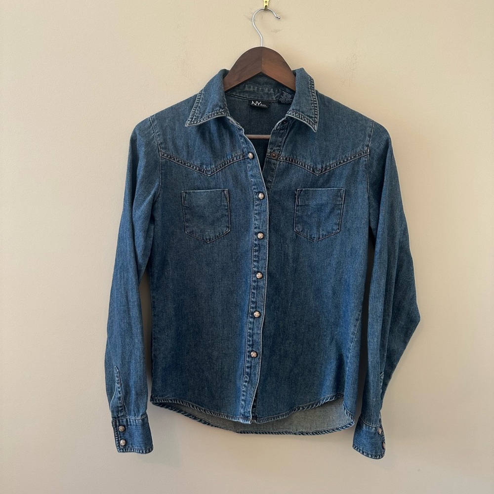 New York & Company Jean Shirt